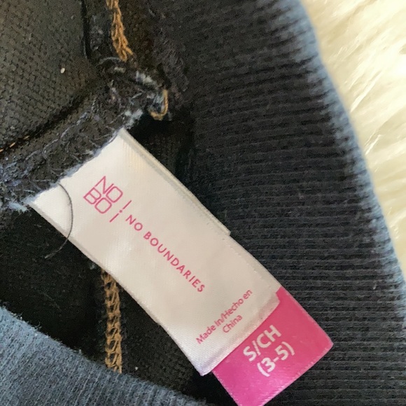 No boundaries blue black chambray denim blue Jean shorty shorts short shorts - Picture 11 of 17